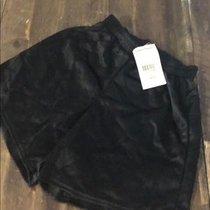 Black YouthLarge Soccer Shorts